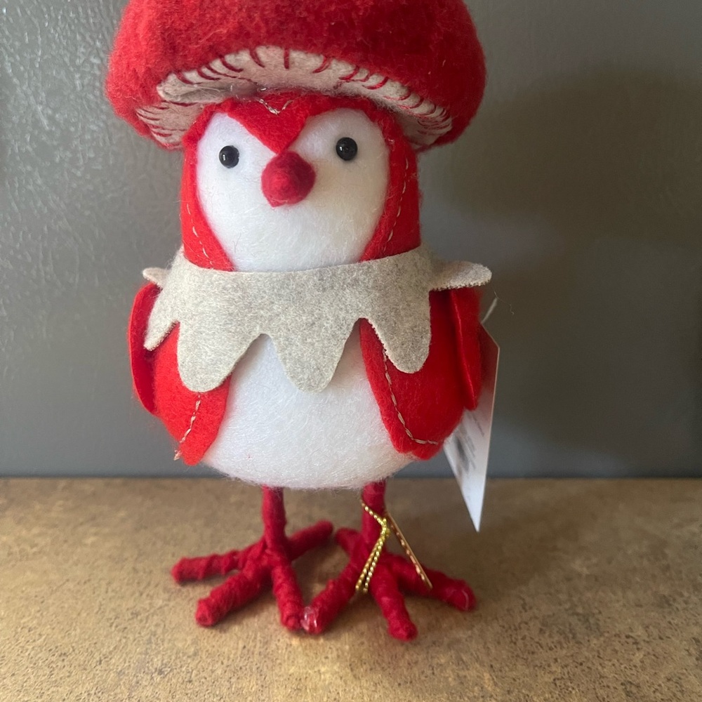 NEW Target Wondershop CAPSTER Mushroom Red Bird- 2024 Collectible